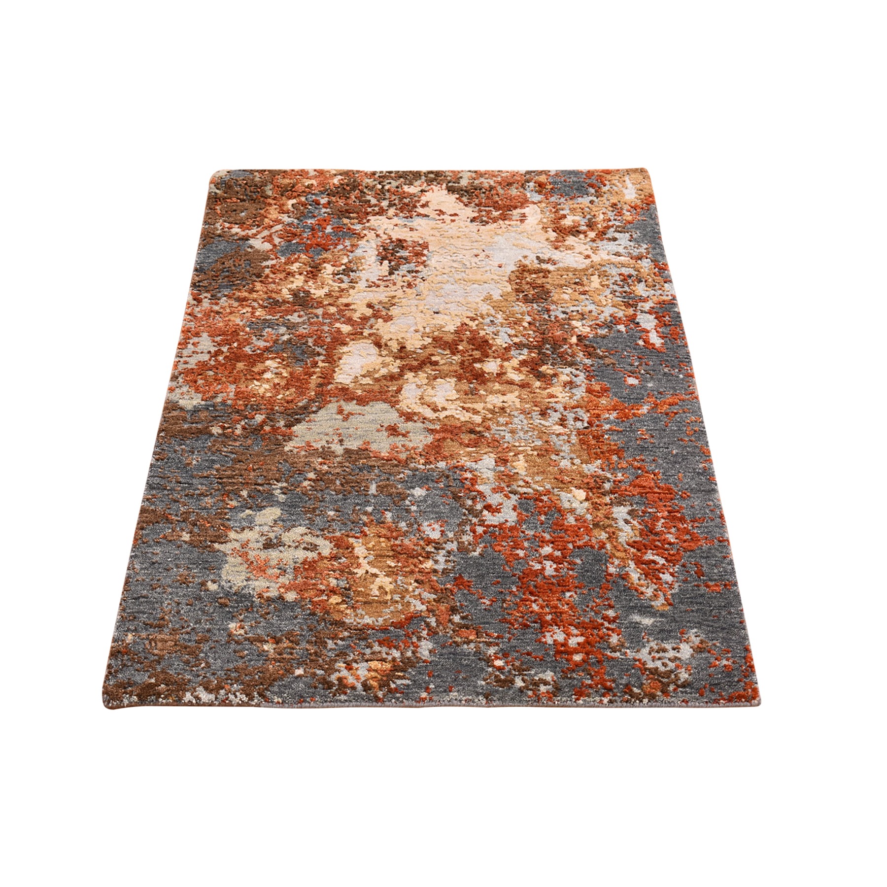 Modern & Contemporary Wool Hand-Knotted Area Rug 2'6
